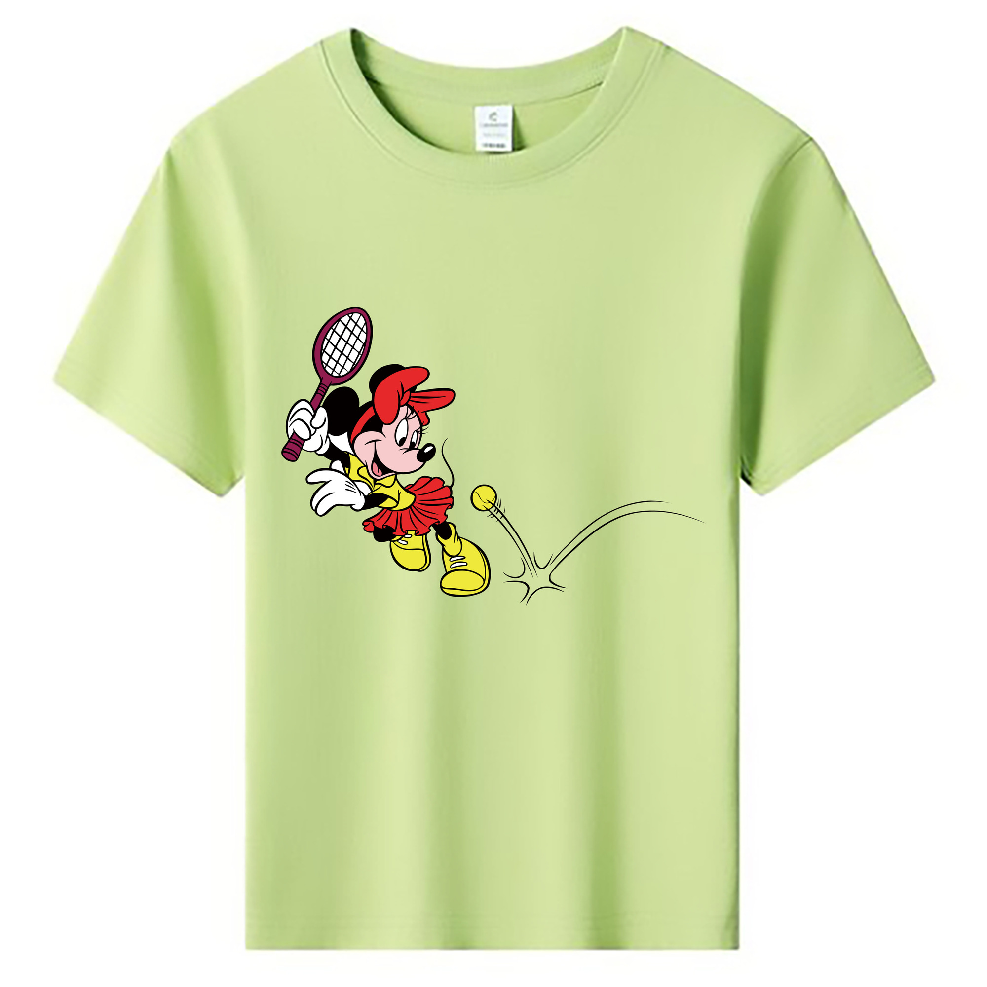 ミッキーマウス Mickey Mouse 綿100％キッズTシャツ（フロントプリント）